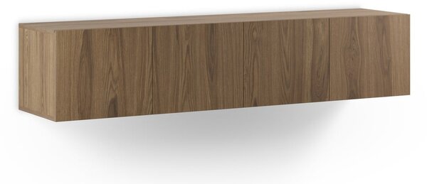 Mobile TV di colore naturale con effetto rovere 180x38x35 cm Daroca – Marckeric