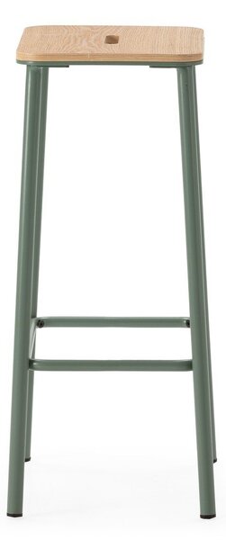 Set di sedie da bar verde 2 pz (altezza della seduta 65 cm) Abba – Marckeric