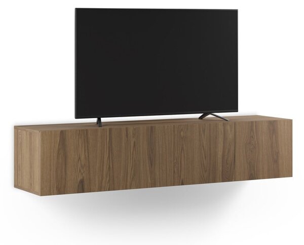 Mobile TV di colore naturale con effetto rovere 180x38x35 cm Daroca – Marckeric