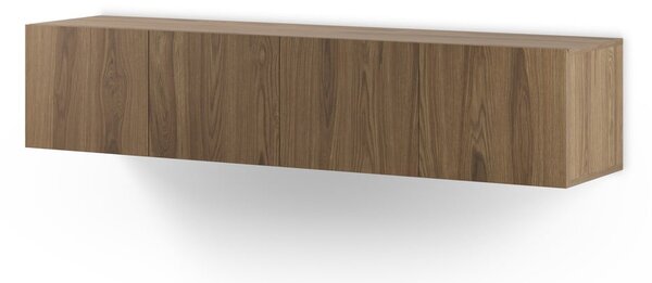 Mobile TV di colore naturale con effetto rovere 180x38x35 cm Daroca – Marckeric