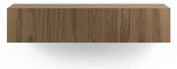 Mobile TV di colore naturale con effetto rovere 180x38x35 cm Daroca – Marckeric