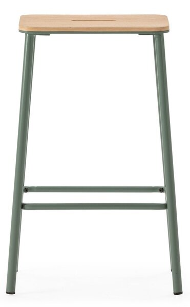 Set di sedie da bar verde 2 pz (altezza della seduta 65 cm) Abba – Marckeric