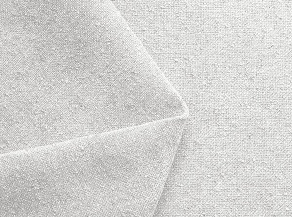 Letto matrimoniale imbottito bianco con contenitore con griglia 180x200 cm Hauke - Makamii