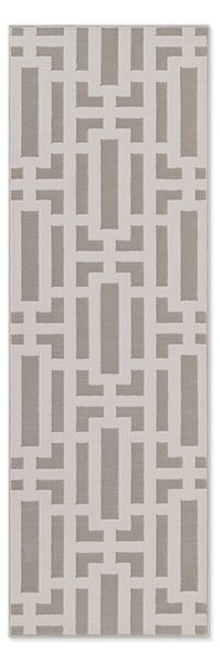 Passatoia grigia/color crema 80x240 cm Perles Onyx – Elle Decoration