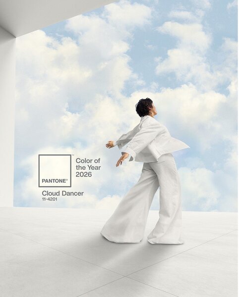 Tazza per espresso bianca in ceramica 120 ml Cloud Dancer – Pantone