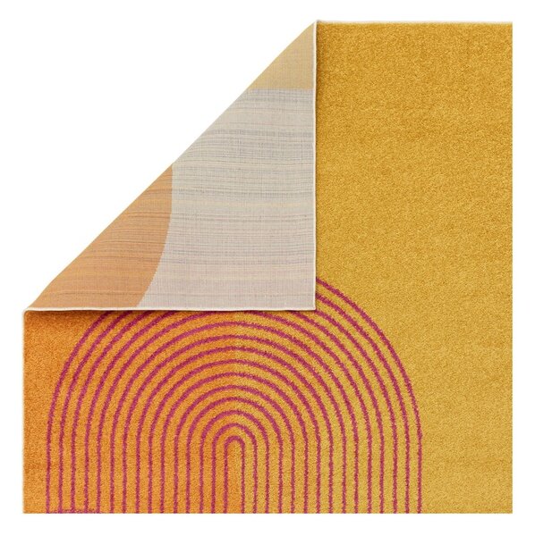 Tappeto giallo/arancione 120x170 cm Muse Orange Retro – Asiatic Carpets
