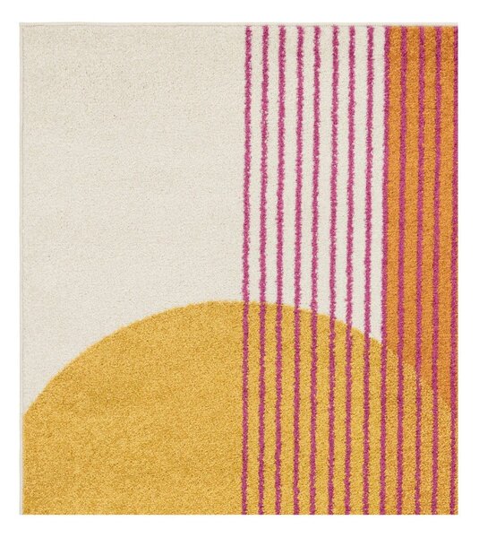 Tappeto giallo/arancione 120x170 cm Muse Orange Retro – Asiatic Carpets