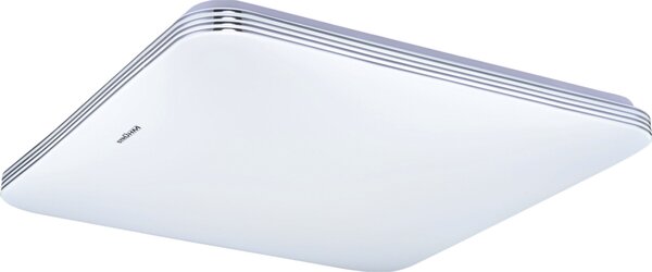 Plafoniera LED in metallo IP44 L: 28 cm Luce bianca angolare neutra 4000 K 2690 lm