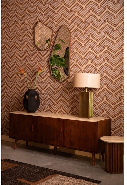Specchio da parete con telaio in legno massiccio 39,5x90 cm Basil – Dutchbone