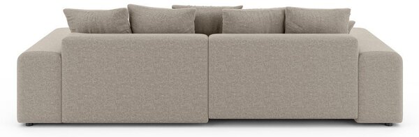 Divano angolare beige allungabile/con contenitore (con composizione variabile) Luma – Ropez