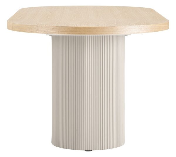 Tavolo da pranzo con piano effetto frassino 100x220 cm Solva – House Nordic