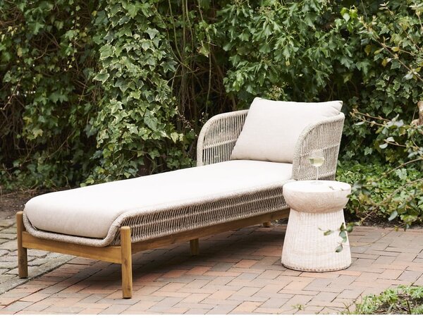 Tavolino da giardino rotondo in pietra ø 37 cm Bonn – House Nordic