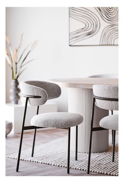 Tavolo da pranzo con piano effetto frassino 100x220 cm Solva – House Nordic