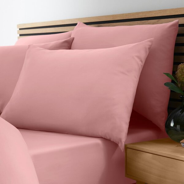Lenzuolo con angoli rosa 90x190 cm So Soft Non-Iron – Catherine Lansfield