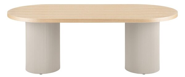 Tavolo da pranzo con piano effetto frassino 100x220 cm Solva – House Nordic