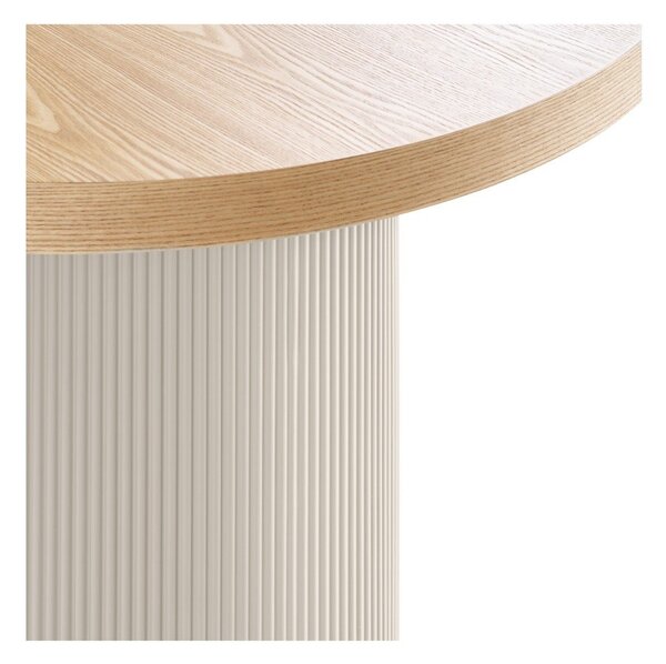 Tavolo da pranzo con piano effetto frassino 100x220 cm Solva – House Nordic