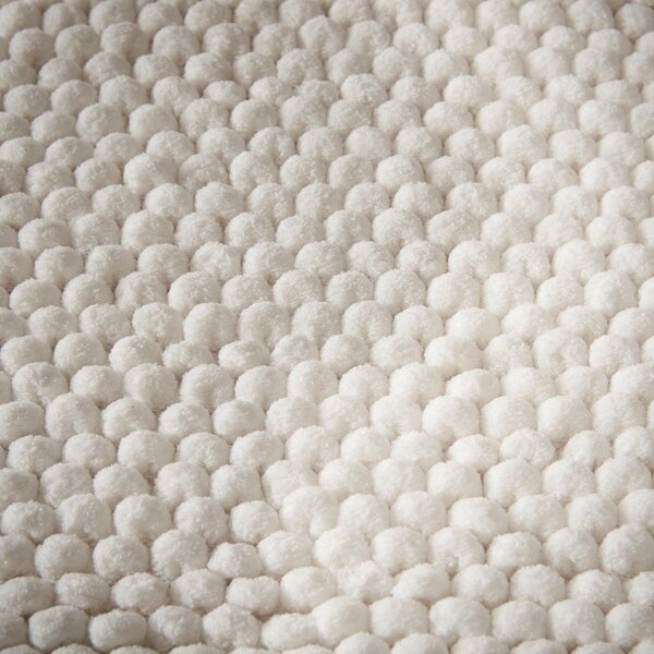 Tappetino per il bagno bianco 50x80 cm Aspen Bobble – Bianca