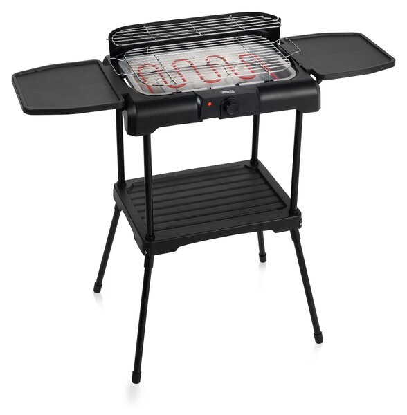 Princess 01.112250.01.001 BBQ elettrico con ripiani laterali