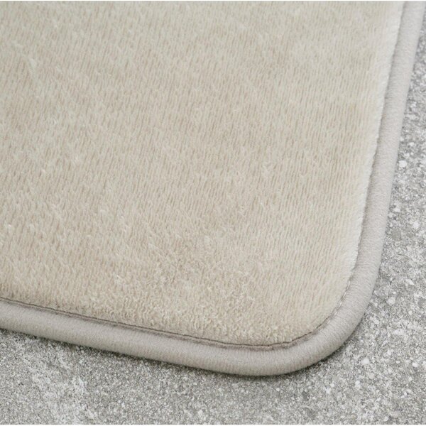 Set di tappetini per il bagno beige in memory foam 2 pz per WC 50x80 cm Anti-Bacterial – Catherine Lansfield