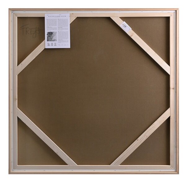 Quadro dipinto a mano 100x100 cm Trace Of Nature – Malerifabrikken