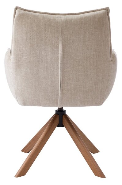 Set di sedie da pranzo color crema in imbottito 2 pz Marilla – Unique Furniture