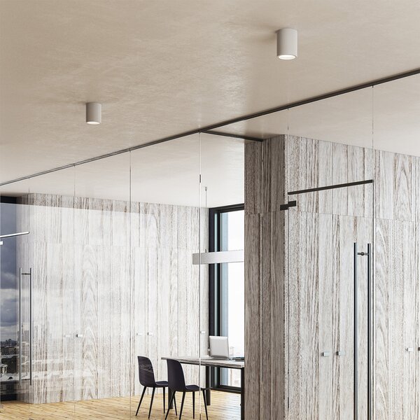 Faretto Esterno Moderno Jaxon Alluminio Bianco 1 Luce Gu10 Ip54