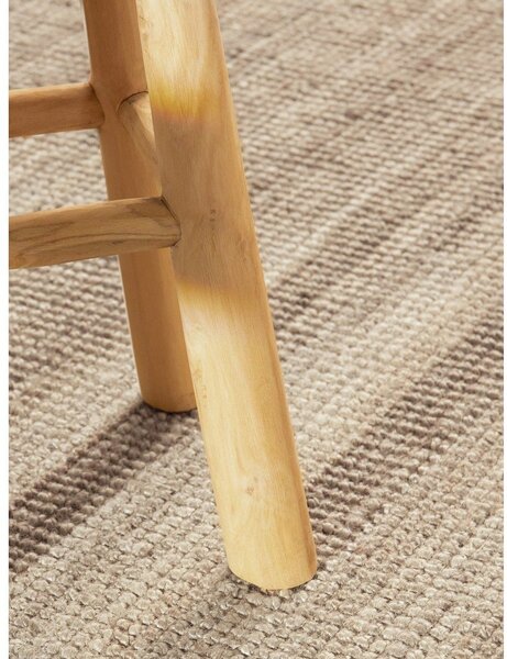 Tappeto rotondo grigio tortora in iuta ø 200 cm Bouclé Jaipur – Hanse Home