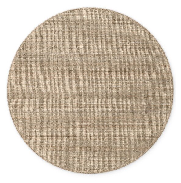Tappeto rotondo grigio tortora in iuta ø 200 cm Bouclé Jaipur – Hanse Home