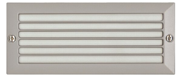 Segnapassi Contemporaneo Peyton Pc Grigio Griglia 1 Luce E27 Ip54