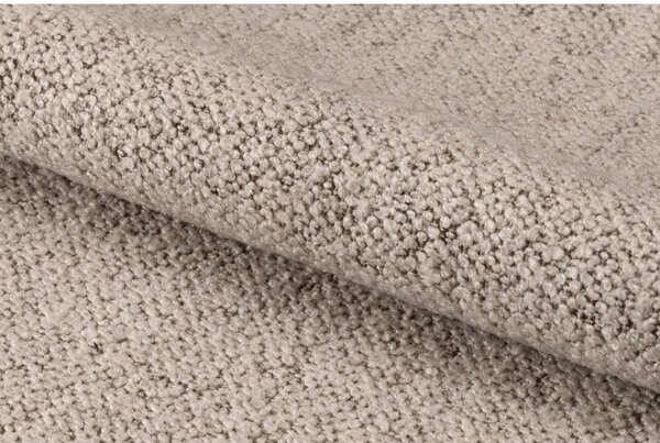 Sedia da pranzo beige in imbottito con braccioli Zoe – Actona