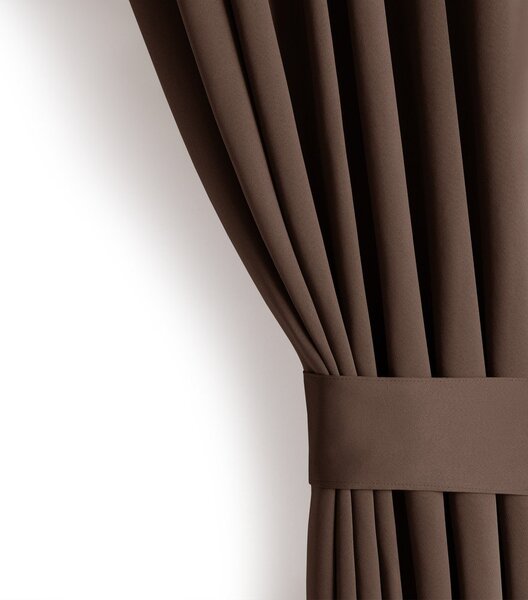 Tenda parzialmente oscurante marrone 140x245 cm Kierra – Restilo