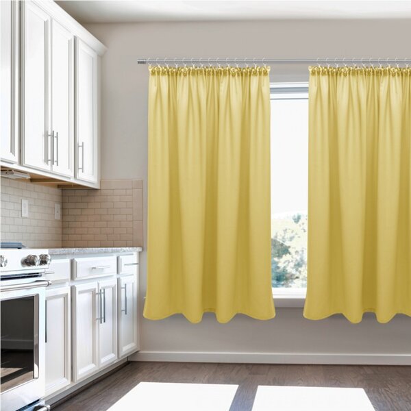 Tenda con nastro Heaven pastello giallo