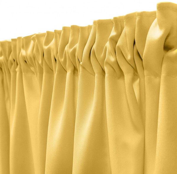 Tenda con nastro Heaven pastello giallo