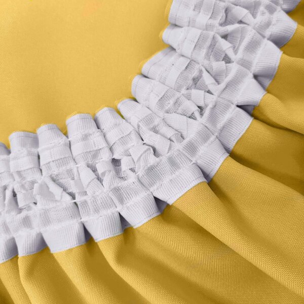 Tenda con nastro Heaven pastello giallo