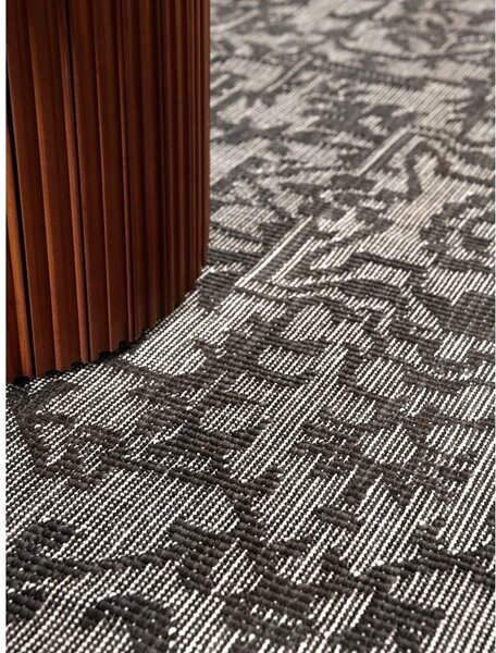 Tappeto da interno/esterno bianco e nero 200x290 cm Duet Kona – NORTHRUGS