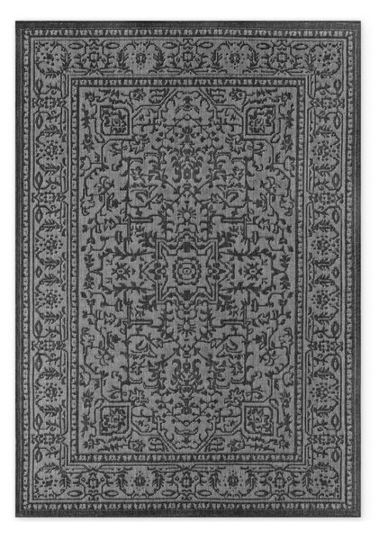 Tappeto da interno/esterno bianco e nero 200x290 cm Duet Kona – NORTHRUGS