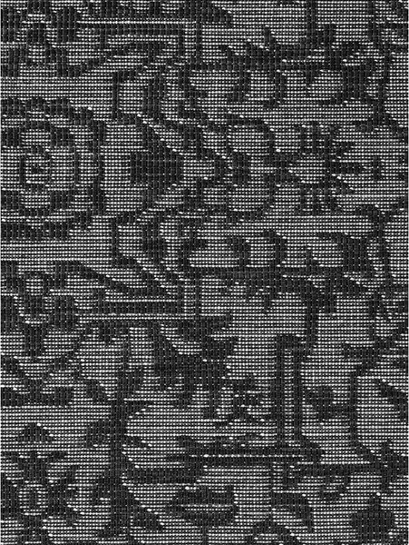 Tappeto da interno/esterno bianco e nero 200x290 cm Duet Kona – NORTHRUGS
