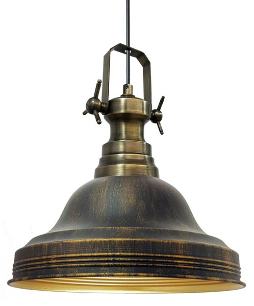 Lampada a sospensione Asletl Lampada industriale in metallo Ø40 cm
