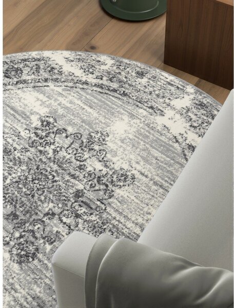 Tappeto rotondo grigio/color crema ø 120 cm Gloria Lydia – Hanse Home