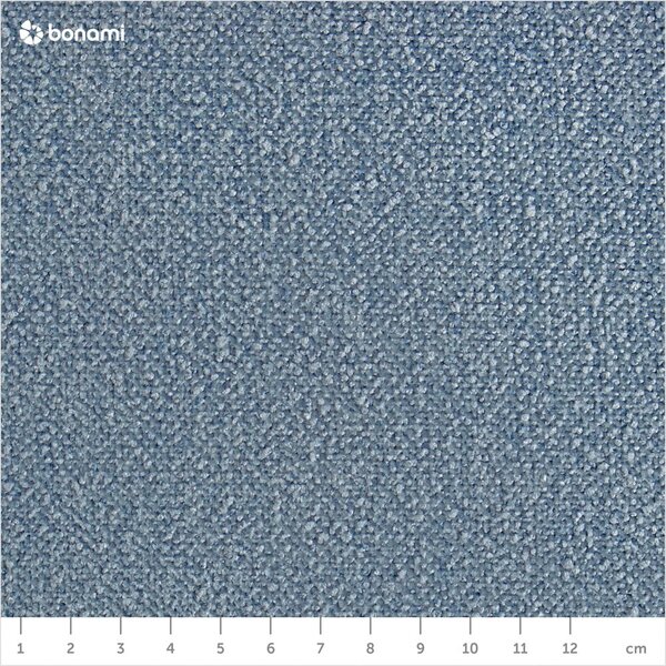 Letto matrimoniale imbottito blu con contenitore con rete inclusa 180x200 cm Thessa Bold – Bonami Selection