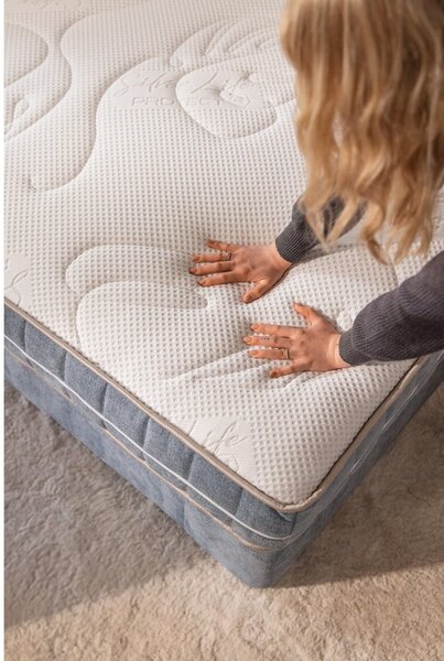 Letto boxspring beige 160x200 cm Olia Bold Line – Bonami Selection