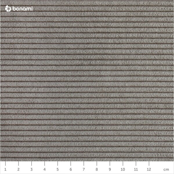 Letto singolo imbottito grigio tortora con contenitore con materasso incluso 90x200 cm Avela – Bonami Selection