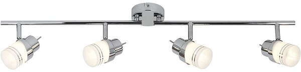 Heda LED 5W DE4/DREHB. Tubo spot, a 4 fiamme, ruotabile; G36832/77