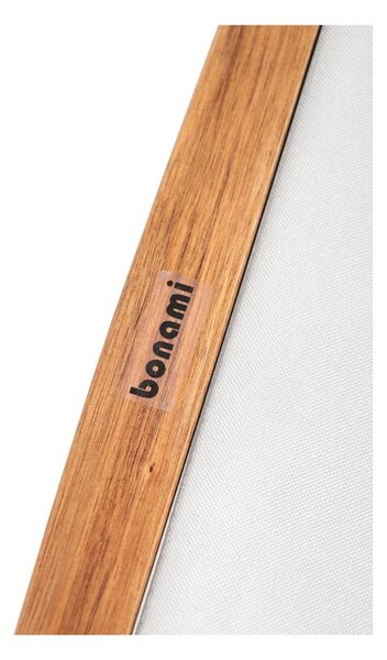 Sdraio da giardino beige/colore naturale scuro in legno massiccio Dionysus – Bonami Essentials