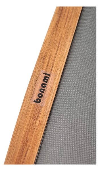 Sdraio da giardino grigia/di colore naturale in legno massiccio Dionysus – Bonami Essentials