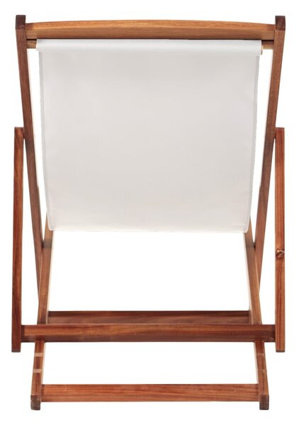 Sdraio da giardino beige/colore naturale scuro in legno massiccio Dionysus – Bonami Essentials