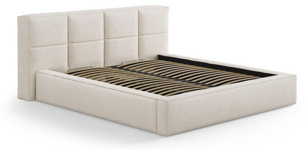 Testiera color crema imbottita 229x100 cm Darren – Micadoni