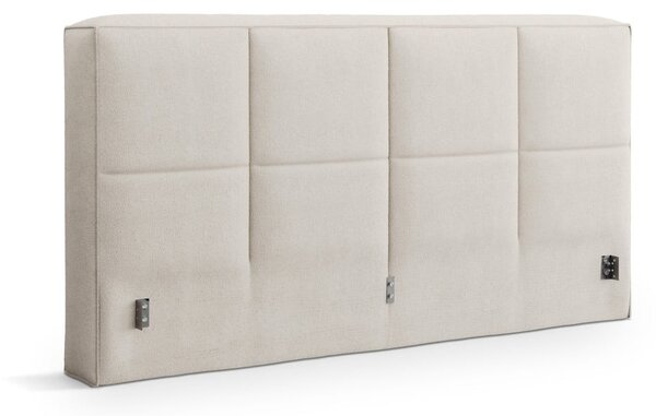 Testiera color crema imbottita 229x100 cm Darren – Micadoni