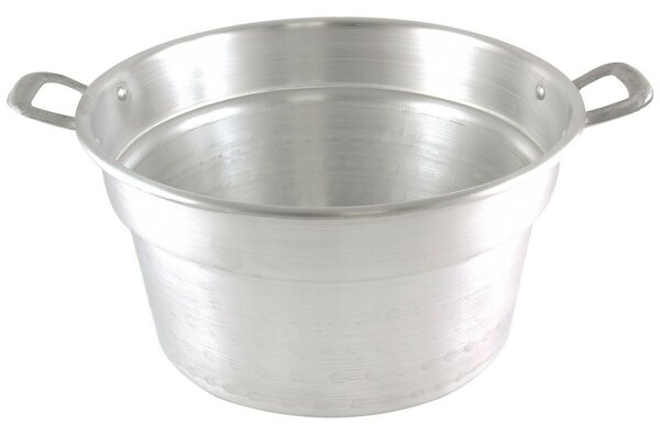 Pentola caldaia alluminio per cottura pomodori conserve tutte le misure - Ø 20 cm capienza 3 LT