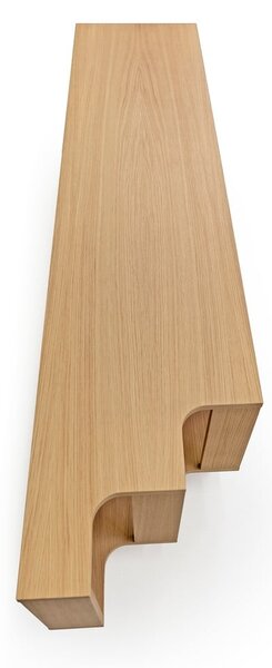Mobile TV di colore naturale con effetto rovere 189x50x44 cm Shift – Woodman